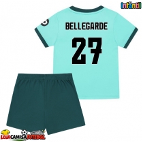Camisa de Futebol Wolves Jean-Ricner Bellegarde #27 Equipamento Secundário Infantil 2025-26 Manga Curta (+ Calças curtas)